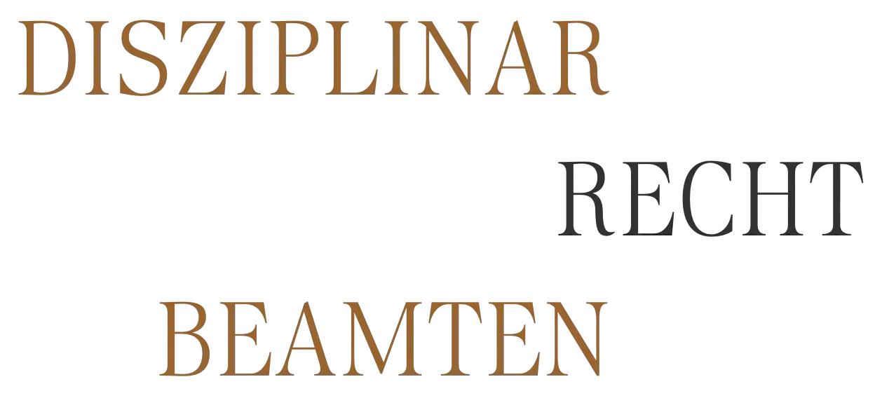 DisziBeaRecht-removebg Disziplinarrecht und Beamtenrecht